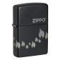 Immagine 1 - Zippo Premium Accendino a Benzina Ricaricabile ed Antivento con Fantasia Zippo Fiamma Design - mod. 48980