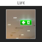 Immagine 4 - Life Lampada LED per Uscita di Emergenza a Bandiera con Funzione SE+SA e Self Test - mod. 39.LED0630