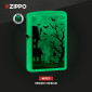 Immagine 2 - Zippo Accendino a Benzina Ricaricabile e Antivento con Fantasia Spooky Design - mod. 48727