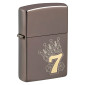 Immagine 1 - Zippo Accendino a Benzina Ricaricabile ed Antivento con Fantasia Lucky 7 Design - mod. 48913