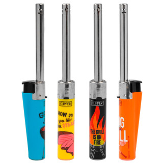 Clipper Tube Plus Accendigas Elettronico Grill Time 2 4 Accendini