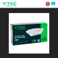 Immagine 7 - V-Tac VT-81005 Plafoniera LED Mezza Luna 10W SMD Chip Samsung Sensore PIR Movimento Crepuscolare IP54 Colore Bianco - SKU 23421