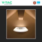 Immagine 10 - V-Tac VT-81005 Plafoniera LED Mezza Luna 10W SMD Chip Samsung Sensore PIR Movimento Crepuscolare IP54 Colore Bianco - SKU 23421