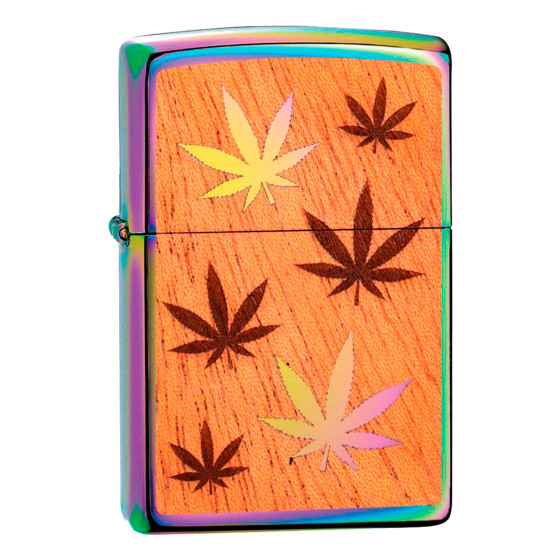 Accendino Zippo 29903 Woodchuck USA Leaves Ricaricabile Accendino Zippo 29903 Woodchuck USA Leaves Ricaricabile