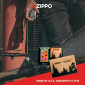 Immagine 6 - Zippo Accendino a Benzina Ricaricabile ed Antivento con Fantasia Woodchuck USA Leaves - mod. 29903