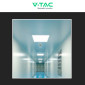 Immagine 6 - V-Tac VT-60025 Pannello LED SMD Quadrato 60x60 25W da Incasso con Driver - SKU 23393 / 23458