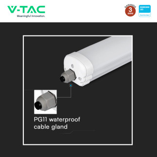 VT-1249S Tubo LED Plafoniera Linkabile 36W Lampadina SMD Chip Samsung