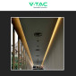 Immagine 7 - V-Tac VT-2835 Striscia LED Flessibile con Lente 82,5W Monocolore 48 LED/m 24V - Bobina da 5 metri - SKU 23334 / 23335 / 23336