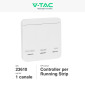 Immagine 2 - V-Tac Controller Wireless per strisce LED Running Monocolore con Pulsantiera di Comando 3 Tasti 24V 1 Canale - SKU 23610