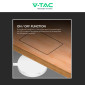Immagine 8 - V-Tac VT-2412 Controller Dimmer per strisce LED con Interruttore Touch Installazione Nascosta 6A - SKU 23465 / 23466