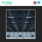 Immagine 7 - V-Tac VT-12049 Tubo LED Plafoniera GT Series Linkabile 48W Lampadina SMD Chip Samsung Impermeabile 150cm - SKU 23389 / 23390