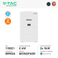 Immagine 2 - V-Tac Hiconics HEC2-S6.0Hr2 All-In-One Fotovoltaico Inverter Monofase Ibrido 6kW + Accumulo 10,2kWh CEI 0-21 IP65 - SKU 119821