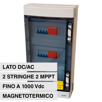 Quadro Elettrico Lato DC/AC 2 Stringhe 2 MPPT Monofase 6kW Chint