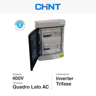 Quadro Elettrico Lato AC 400V IP65 Trifase 11,08kW Chint