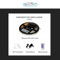 Immagine 6 - V-Tac Smart VT-5050 Kit Striscia LED Flessibile 15W RGB+W 12V IP65 Alimentatore Controller Telecomando - Bobina da 5m - SKU 2910
