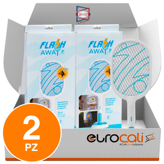 Intergross Flash Away 2 Racchette Zanzare Ricaricabile Doppio Uso Intergross Flash Away 2 Racchette Zanzare Ricaricabile Doppio Uso