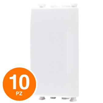 MAPAM Falso Polo Sun-T5 9000B Bianco - Confezione 10pz - mod. 9000B - Compatibile con Vimar ARKÉ