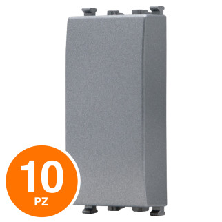 MAPAM Falso Polo Sun-T5 9000G Grigio - Confezione 10pz - mod. 9000G - Compatibile con Vimar ARKÉ