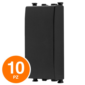 MAPAM Falso Polo Sun-T5 9000N Nero - Confezione 10pz - mod. 9000N - Compatibile con Vimar ARKÉ