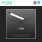 Immagine 10 - V-Tac VT-12017 Tubo LED Plafoniera GT Series Linkabile 18W Lampadina SMD Chip Samsung Impermeabile IP65 60cm - SKU 23391 / 23392