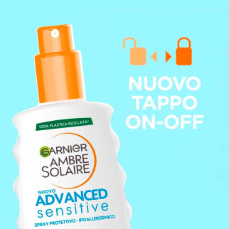 Ambre Solaire Advanced Sensitive IP50+ Spray Solare - 200ml Garnier