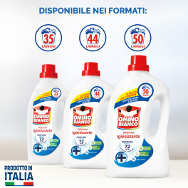Detersivo Liquido per Lavatrice 35 Lavaggi Omino Bianco