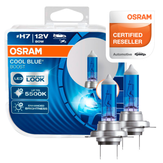 Acquista 2 Lampadine H7 Osram Cool Blue Boost per Off Road Acquista 2 Lampadine H7 Osram Cool Blue Boost per Off Road