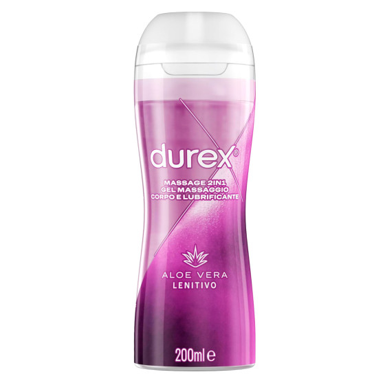 Durex Massage 2in1 Gel Lubrificante Intimo Lenitivo Aloe Vera Durex Massage 2in1 Gel Lubrificante Intimo Lenitivo Aloe Vera