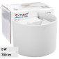 Immagine 1 - V-Tac VT-756 Lampada LED da Muro 5W Wall Light Bianca con Doppio LED SMD Applique IP65 - SKU 217082 / 217091