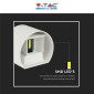 Immagine 9 - V-Tac VT-756 Lampada LED da Muro 5W Wall Light Bianca con Doppio LED SMD Applique IP65 - SKU 217082 / 217091
