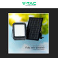 Immagine 11 - V-Tac VT-55W Faro LED 10W Faretto IP65 con Pannello Solare Sensore Crepuscolare Telecomando e Batteria Sostituibile - SKU 23438