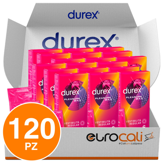 Preservativi Durex Pleasure Max Stimolanti 120 Profilattici Preservativi Durex Pleasure Max Stimolanti 120 Profilattici