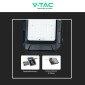 Immagine 6 - V-Tac VT-102W Faro LED 15W Faretto IP65 con Pannello Solare Sensore Crepuscolare Telecomando e Batteria Sostituibile - SKU 23439