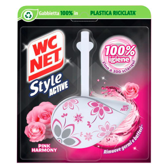 Confezione da 1 Tavoletta Style Active Profumo Pink Harmony WC Net