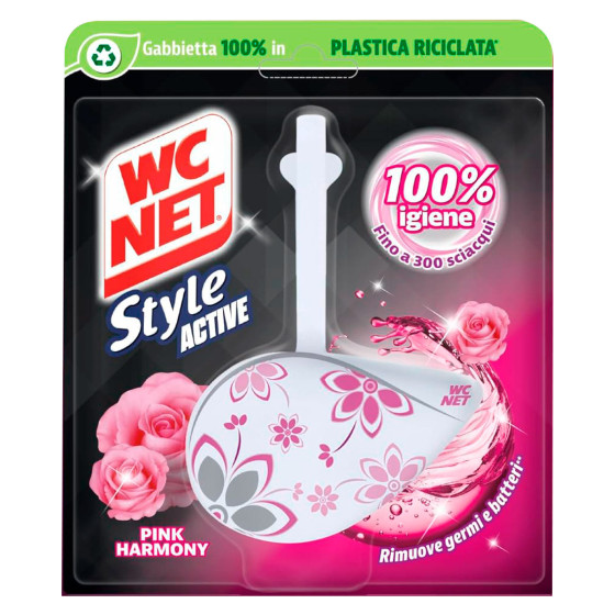 Confezione da 1 Tavoletta Style Active Profumo Pink Harmony WC Net Confezione da 1 Tavoletta Style Active Profumo Pink Harmony WC Net