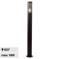 V-Tac VT-1185 Lampione Portalampada da Giardino per Lampadine E27 con Fissaggio a Terra IP44 Paletto 1m - SKU 10472