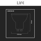 Immagine 8 - Life Lampadina LED PAR16 GU10 7W Faretto SMD - mod. 39.910217C3 / 39.910217N4 / 39.910217F6
