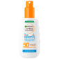 Garnier Ambre Solaire Kids Advanced Sensitive Spray Solare SPF 50+ Protezione Molto Alta per Bambini - Flacone da 150ml