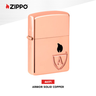Accendino Zippo mod. 46171 Armor Solid Copper Collectible