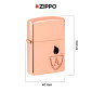 Immagine 4 - Zippo Accendino a Benzina Ricaricabile ed Antivento con Fantasia Armor Solid Copper Collectible - mod. 46171