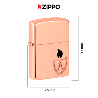Accendino Zippo mod. 46171 Armor Solid Copper Collectible