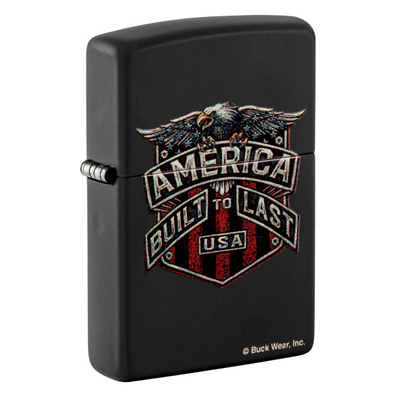 Accendino Zippo mod. 46158 Buck Wear Built to Last Accendino Zippo mod. 46158 Buck Wear Built to Last