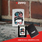 Immagine 6 - Zippo Accendino a Benzina Ricaricabile ed Antivento con Fantasia American Woman Design - mod. 46156