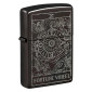 Zippo Accendino a Benzina Ricaricabile ed Antivento con Fantasia Fortune Wheel Design - mod. 46138