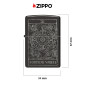 Immagine 4 - Zippo Accendino a Benzina Ricaricabile ed Antivento con Fantasia Fortune Wheel Design - mod. 46138