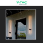 Immagine 7 - V-Tac VT-11112 Lampada LED da Muro 12W Wall Lamp SMD Applique CRI≥90 IP65 Colore Nero - SKU 6834 / 6835
