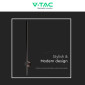 Immagine 10 - V-Tac VT-11112 Lampada LED da Muro 12W Wall Lamp SMD Applique CRI≥90 IP65 Colore Nero - SKU 6834 / 6835