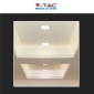 Immagine 7 - V-Tac VT-1807-SQ Pannello LED Quadrato 18W SMD da Incasso con Driver - SKU 214869 / 214870 / 214871