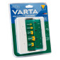 Varta Universal Charger Caricabatterie Universale AAA / AA / C / D / 9V NiMh e Indicatori LED con Cavo USB Tipo C e USB A