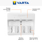 Immagine 5 - Varta Universal Charger Caricabatterie Universale AAA / AA / C / D / 9V NiMh e Indicatori LED con Cavo USB Tipo C e USB A